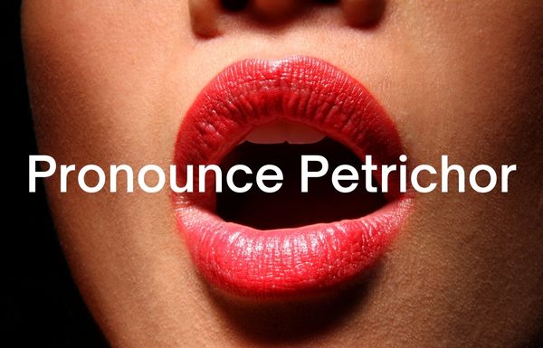 pronounce petrichor